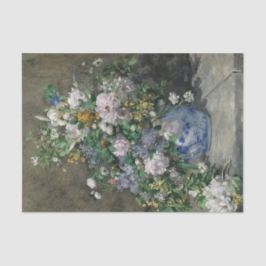 Spring Bouquet von Auguste Renoir Seidenpapier (Vorderseite)