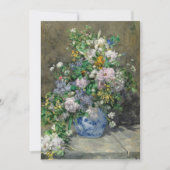 Spring Bouquet von Pierre-Auguste Renoir Dankeskarte (Vorderseite)