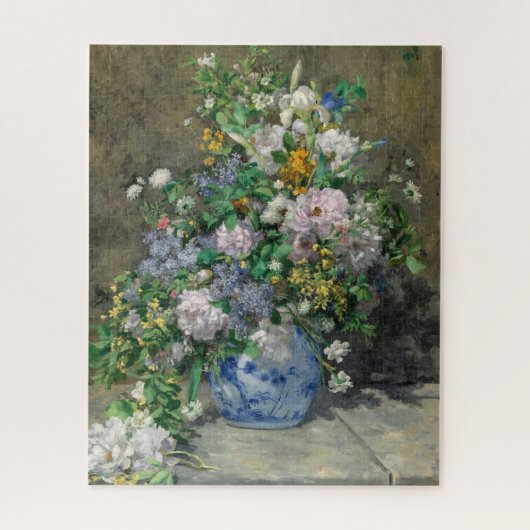 Spring Bouquet von Pierre-Auguste Renoir Puzzle (Vertikal)
