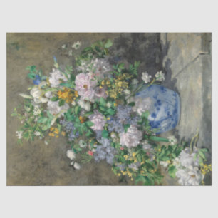 Spring Bouquet von Pierre-Auguste Renoir Seidenpapier