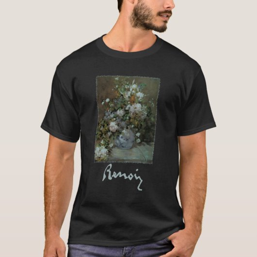Spring Bouquet von Pierre Renoir Still Life Blume T-Shirt (Vorderseite)