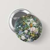 Spring Bouquet von Pierre Renoir, Vintage Blume Button (Vorne & Hinten)