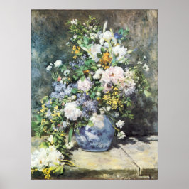 Spring Bouquet von Pierre Renoir, Vintage Blume Poster