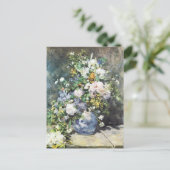 Spring Bouquet von Pierre Renoir, Vintage Blume Postkarte (Stehend Vorderseite)