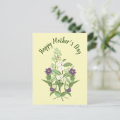 Spring Bouquet zum Muttertag Postkarte (Stehend Vorderseite)