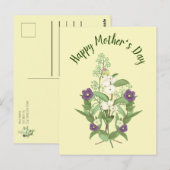 Spring Bouquet zum Muttertag Postkarte (Vorne/Hinten)