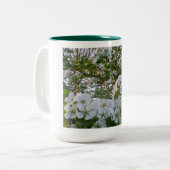 Spring Bouquet Zweifarbige Tasse (Vorderseite Links)