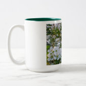 Spring Bouquet Zweifarbige Tasse (Links)