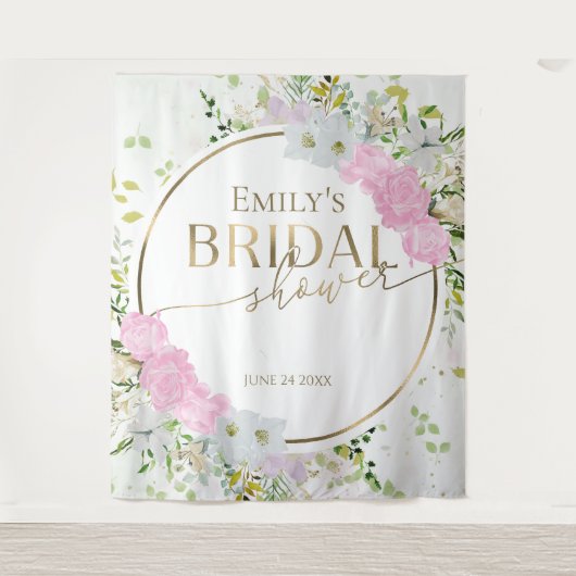 Spring Brautparty Backdrop Foto Prop Wildflove Wandteppich (Vorderseite)