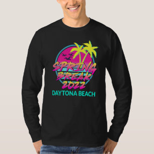 Spring Break 2022 Daytona Beach Retro 80er Vintag T-Shirt