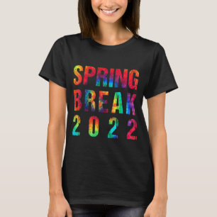 Spring Break 2022 Matching Group Vintage Gefärbte T-Shirt