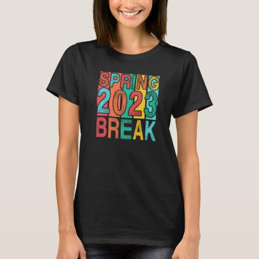 Spring Break 2023 Senior Student School Trip Flori T-Shirt (Vorderseite)