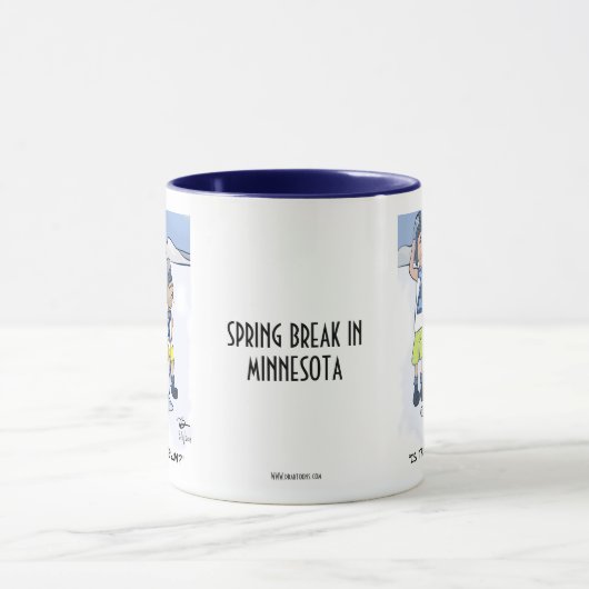 Spring Break Blue Combo Tasse (Zentrum)