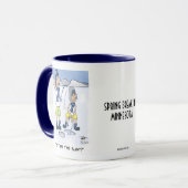 Spring Break Blue Combo Tasse (Vorderseite Links)