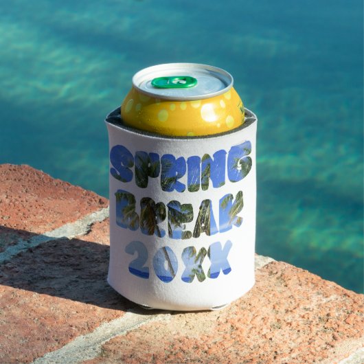 Spring Break Can Cooler - Custom Minimalistisch Ko Dosenkühler (In Situ Pool)