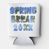 Spring Break Can Cooler - Custom Minimalistisch Ko Dosenkühler (Vorderseite)