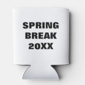 Spring Break Can Cooler - Custom Minimalistisch Ko Dosenkühler (Rückseite)