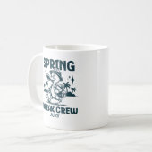 Spring Break Crew 2025 Niedlich Duck Vacation Vibe Kaffeetasse (Vorderseite Links)