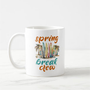 Spring Break Crew Beach Vibes Squad 2025 Family Kaffeetasse