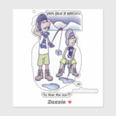 Spring Break Custom Cut Sticker (Blatt)