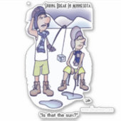 Spring Break Custom Cut Sticker (Vorderseite)