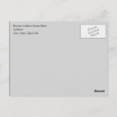 Spring Break Custom Neon Souvenir Postkarte (Rückseite)