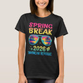 Spring Break Dominican Republic 2026 Vacation Trip T-Shirt (Vorderseite)