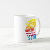 Spring Break Family Squad 2024 Beach Summer Trips Kaffeetasse (VorderseiteRechts)