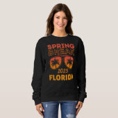 Spring Break Florida 2023 Sonnenbrille Beach Vacay Sweatshirt (Vorne ganz)