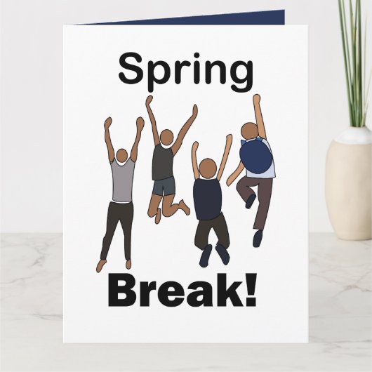 Spring Break Friendship Karte (Vorderseite)