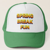 Spring Break Fun Truckerkappe (Vorderseite)
