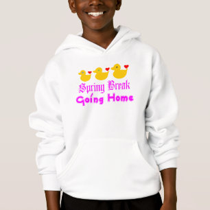♫ ♥ Spring Break Going Zuhause Ducks Kids' Hoodie