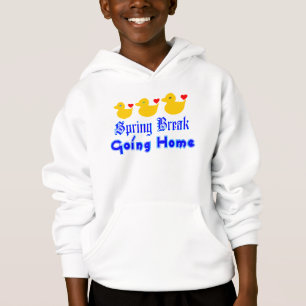 ♫ ♥ Spring Break Going Zuhause Ducks Kids' Hoodie