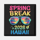 Spring Break Hawaii 2026 Vacation Trip Sungles Magnet (Vorne)