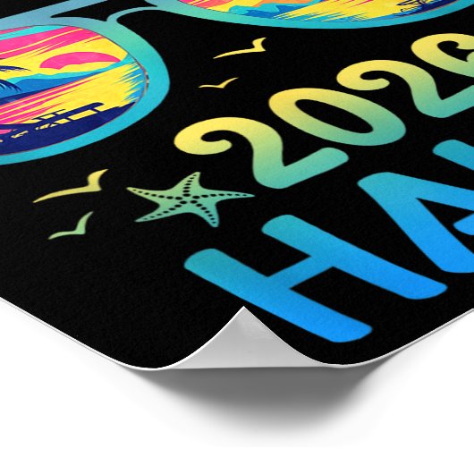 Spring Break Hawaii 2026 Vacation Trip Sungles  Poster (Ecke)