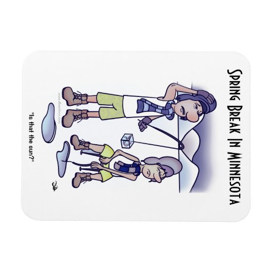 Spring Break Magnet (Horizontal)