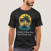 Spring Break Palm Tree Party T-Shirt (Vorderseite)