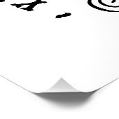 Spring Break Party Cowboy hat ästhetische Poster (Ecke)