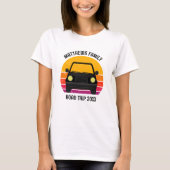 Spring Break Road Trip Sunset Custom Women's T-Shirt (Vorderseite)