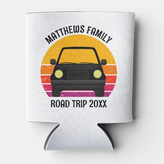 Spring Break Road Trip Sunset Customized Dosenkühler (Vorderseite)