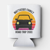 Spring Break Road Trip Sunset Customized Dosenkühler (Rückseite)