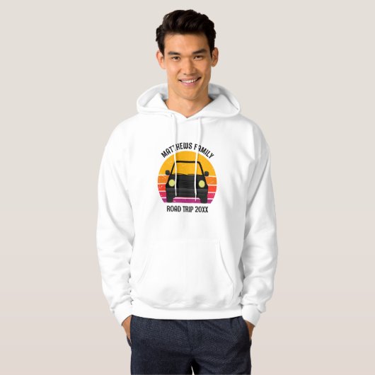 Spring Break Road Trip Sunset Customized Hoodie (Vorne ganz)