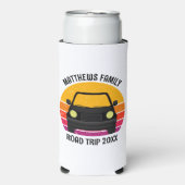 Spring Break Road Trip Sunset Customized Selters Dosenkühler (Seltzer Vorderseite)