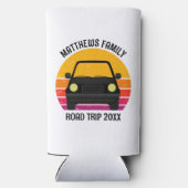 Spring Break Road Trip Sunset Customized Selters Dosenkühler (Rückseite)