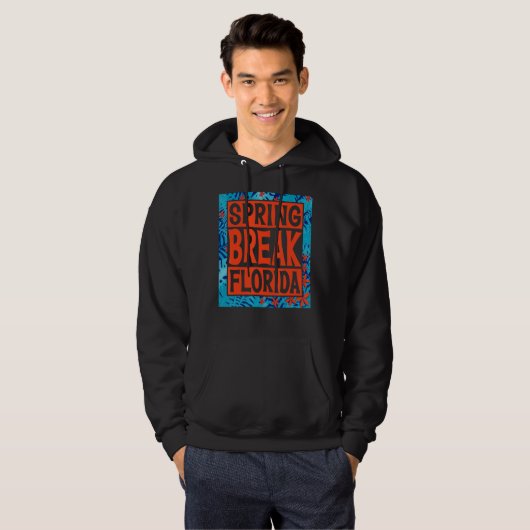 Spring Break Senior Class Student School Trip Flor Hoodie (Vorne ganz)