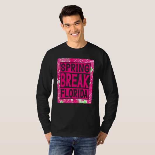 Spring Break Senior Class Student School Trip Flor T-Shirt (Vorne ganz)