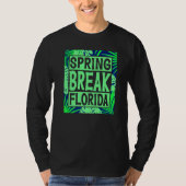 Spring Break Senior Class Student School Trip Flor T-Shirt (Vorderseite)