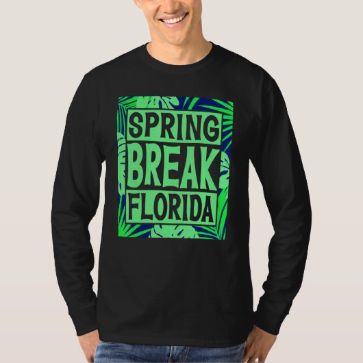 Spring Break Senior Class Student School Trip Flor T-Shirt (Vorderseite)