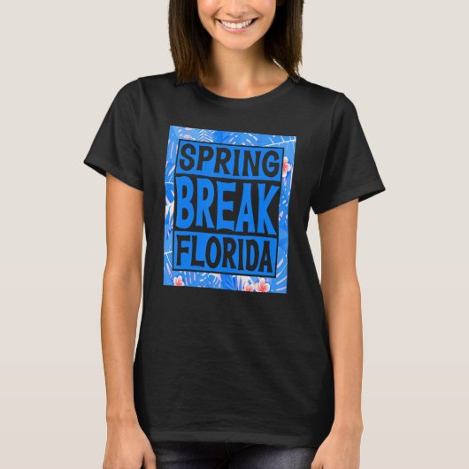 Spring Break Senior Class Student School Trip Flor T-Shirt (Vorderseite)
