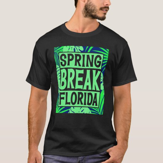 Spring Break Senior Class Student School Trip Flor T-Shirt (Vorderseite)